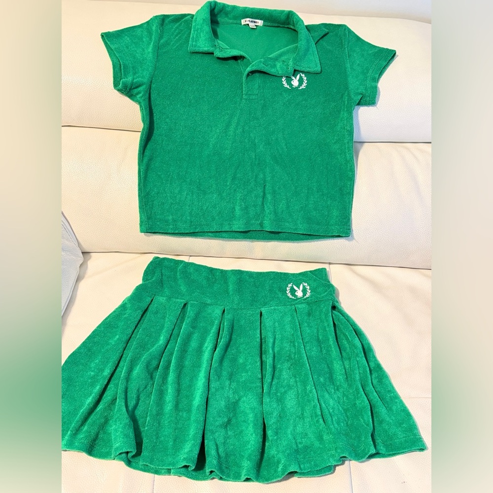 PLAYBOY Vibrant Green Apparel - Picture 1 of 4